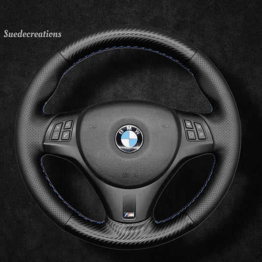 Steering Wheel Cover Kits for BMW X1 E84 E81 E82 E87 E88 M3 E90 E91 E92 E93 2005-2013