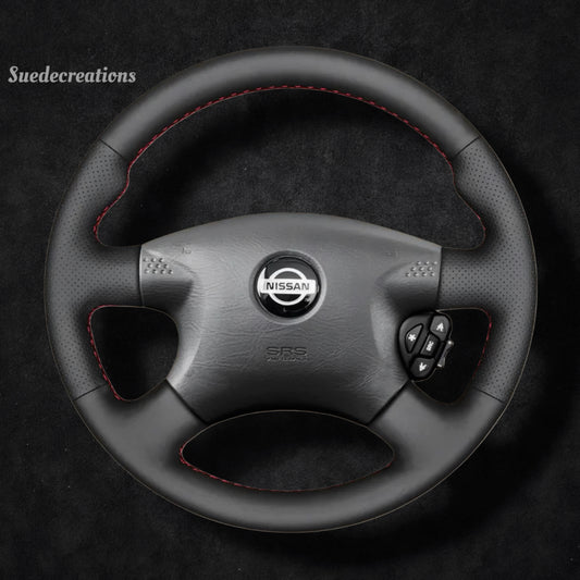 Steering Wheel Cover Kits for Nissan Almera X-Trail T30 Terrano 2 Almera Tino Micra Primera Pulsar N16 2000-2003
