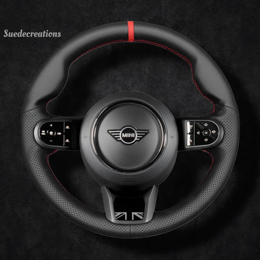 Steering Wheel Cover Kits for Mini Clubman Convertible Countryman Hardtop Hatchback Electric Hatch 2021-2024
