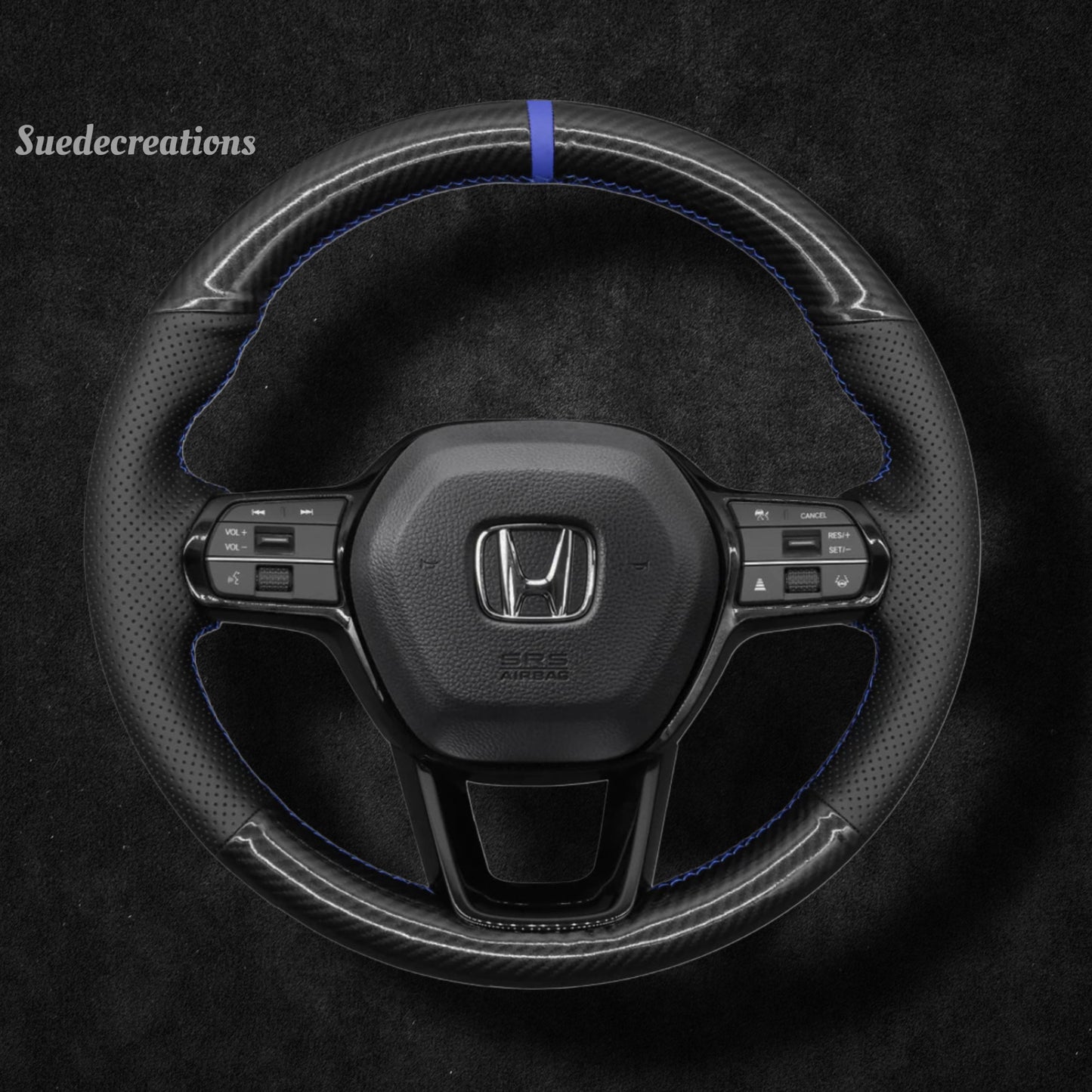Steering Wheel Cover Kits for Honda Civic 11 Accord HRV Pilot Prelude HR-V ZR-V 2022-2026