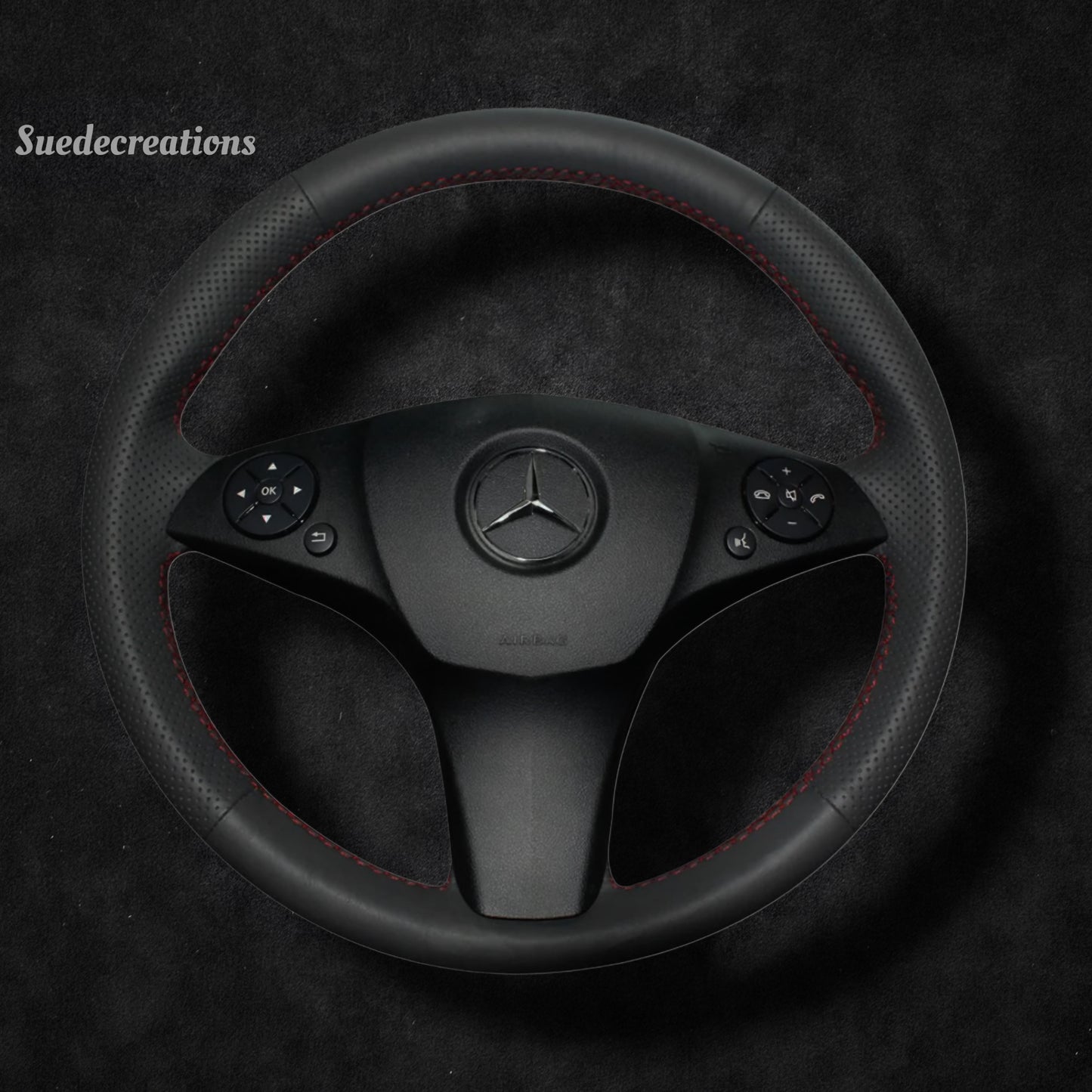 Steering Wheel Cover Kits for Mercedes Benz W204 GLK X204 2008-2012