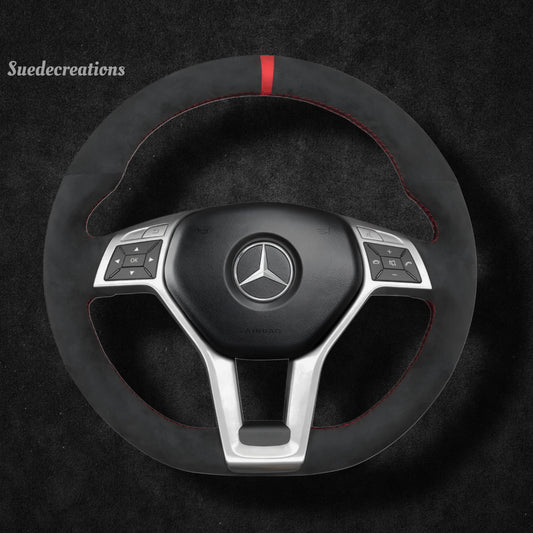 Steering Wheel Cover Kits for Mercedes Benz W204 W212 C218 X156 R231 R172 2012- 2016