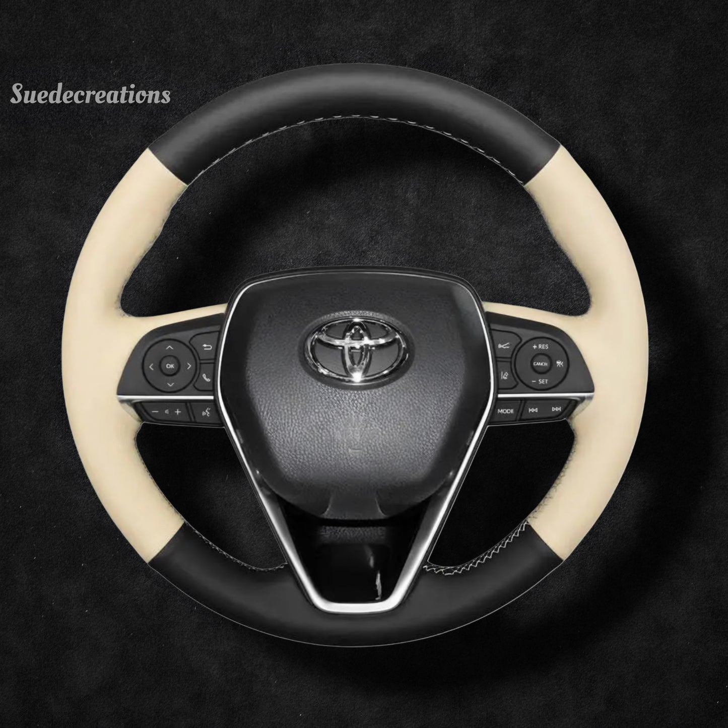 Steering Wheel Cover Kits for Toyota RAV4 Camry VIII Corolla Hatchback XII Cross Avalon Venza Crown 2017-2024