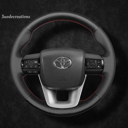 Steering Wheel Cover Kits for Toyota Hilux Fortuner II Land Cruiser J76 J78 2015-2025