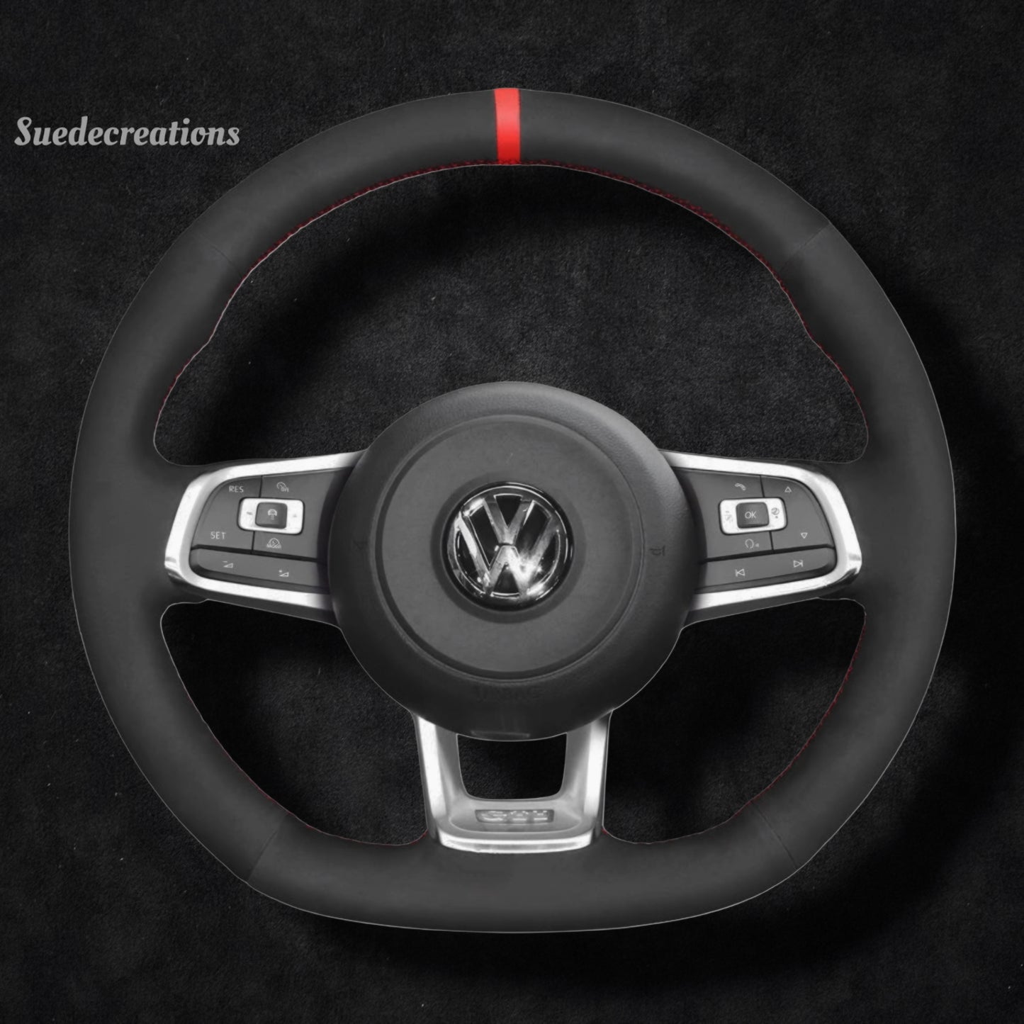 Steering Wheel Cover Kits for Volkswagen VW Golf GTI GTD GTE R7 Jetta GLI Polo Scirocco Up Arteon Passat B8 Passat Variant Tiguan Allspace Touran T-Roc 2013-2021