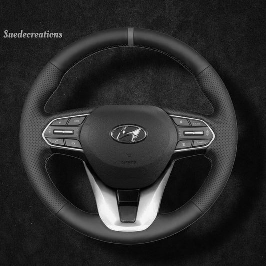 Steering Wheel Cover Kits for Hyundai Santa Fe IV Palisade 2018-2023