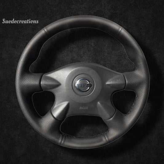Steering Wheel Cover Kits for Nissan Almera Tino X-Trail T30 Primera Terrano 2 Serena Pathfinder Bluebird Sylphy Caravan Expert Navara D22 Pickup Sunny AD Avenir Pulsar N16 2002-2012