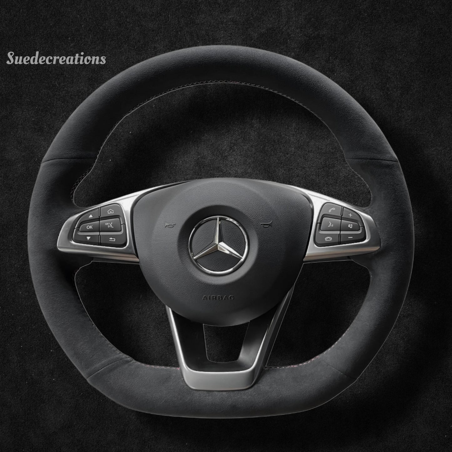 Steering Wheel Cover Kits for Mercedes Benz W205 C43 C117 X156 C218 W213 C253 X253 W166 W222 R172 R231 2015-2019
