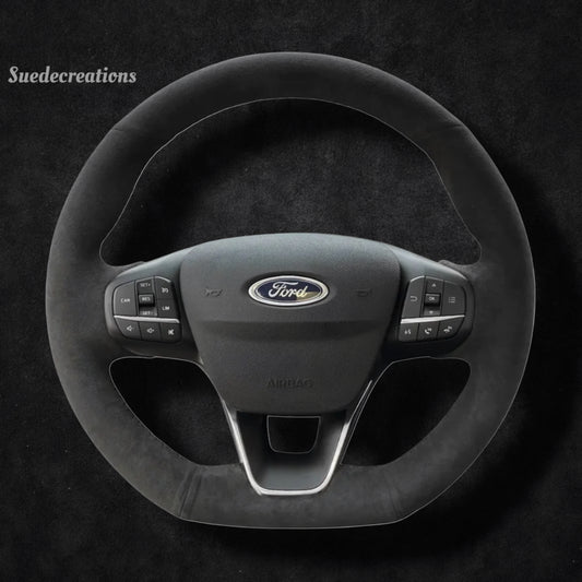 Steering Wheel Cover Kits for Ford Focus Fiesta Kuga Puma ST MK4 Escape ST-Line 2017-2024