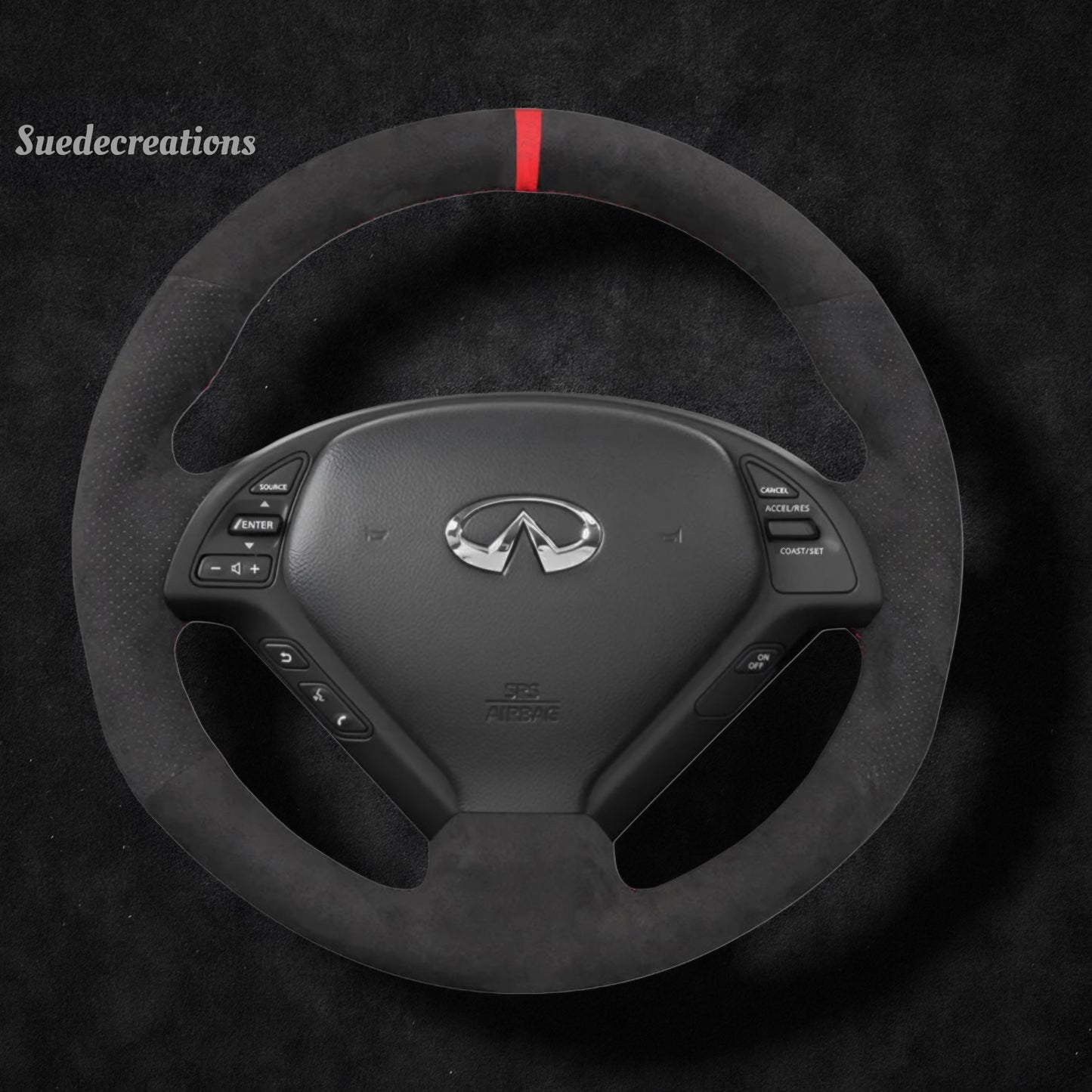 Steering Wheel Cover Kits for Infiniti G G25 G35 G37 EX EX30 EX35 EX37 Q Q40 Q60 QX50 2006-2018