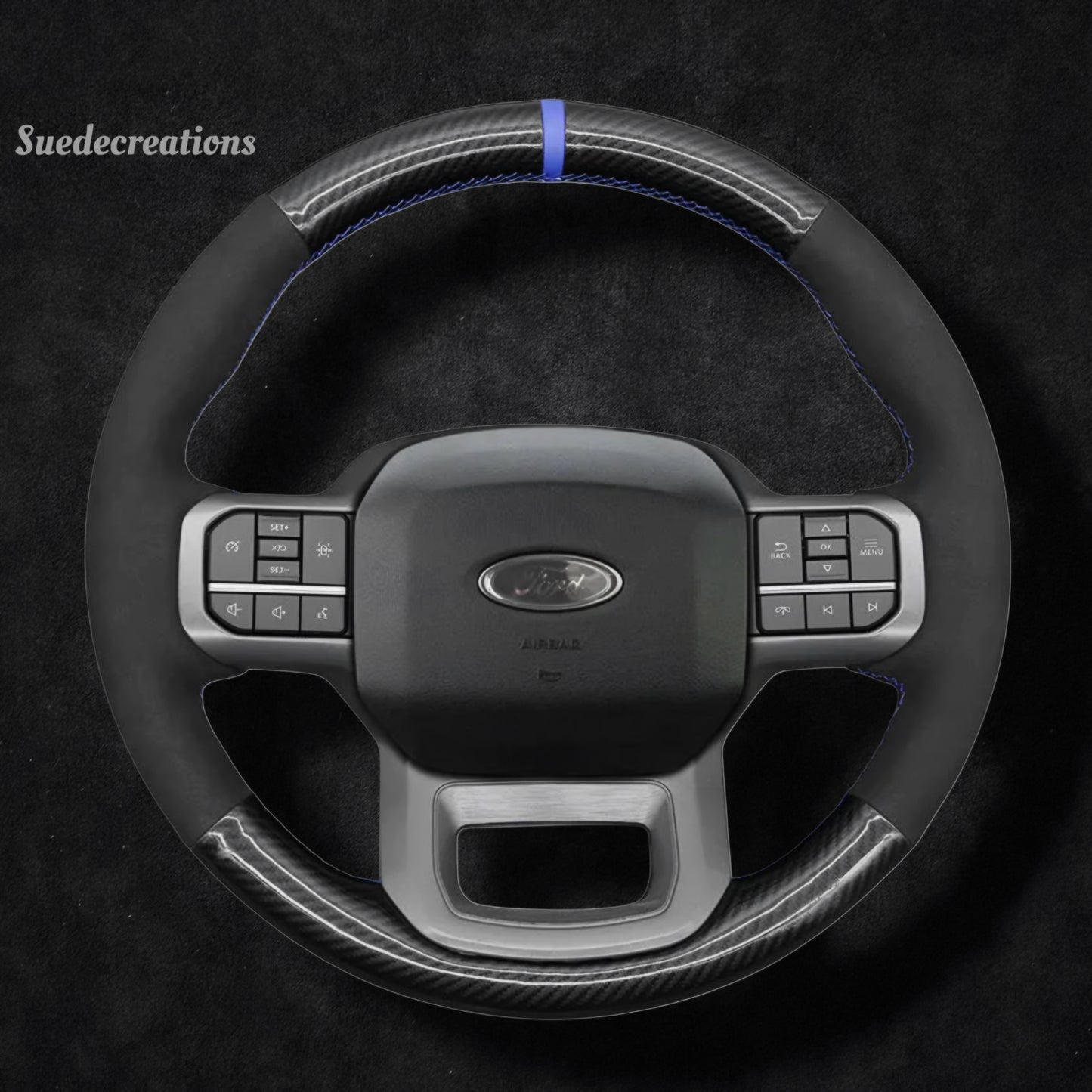 Steering Wheel Cover Kits for Ford F150 F-150 Lightning F-350 F350 F-450 F450 Expedition 2021-2024