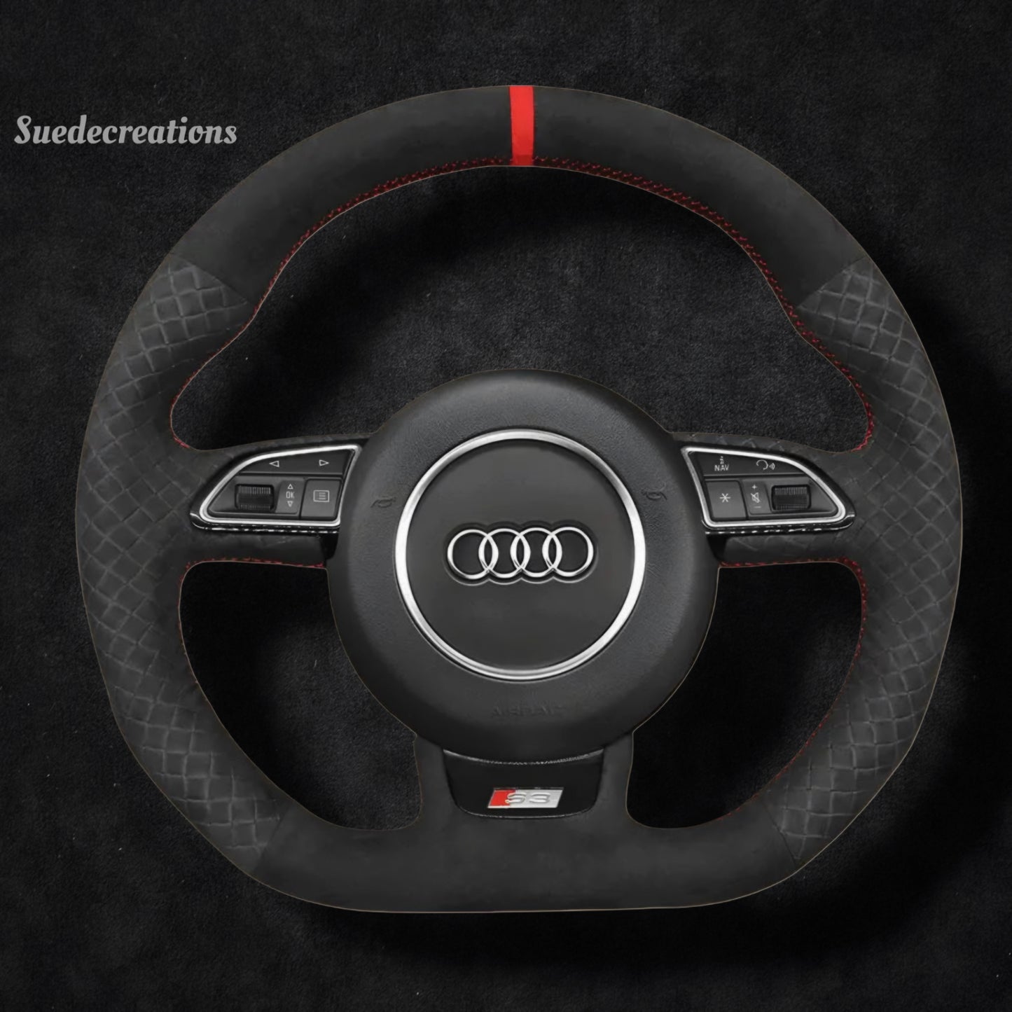 Steering Wheel Cover Kits for Audi A5 A7 RS5 RS7 S3 S4 S5 S6 S7 SQ5 2012-2018