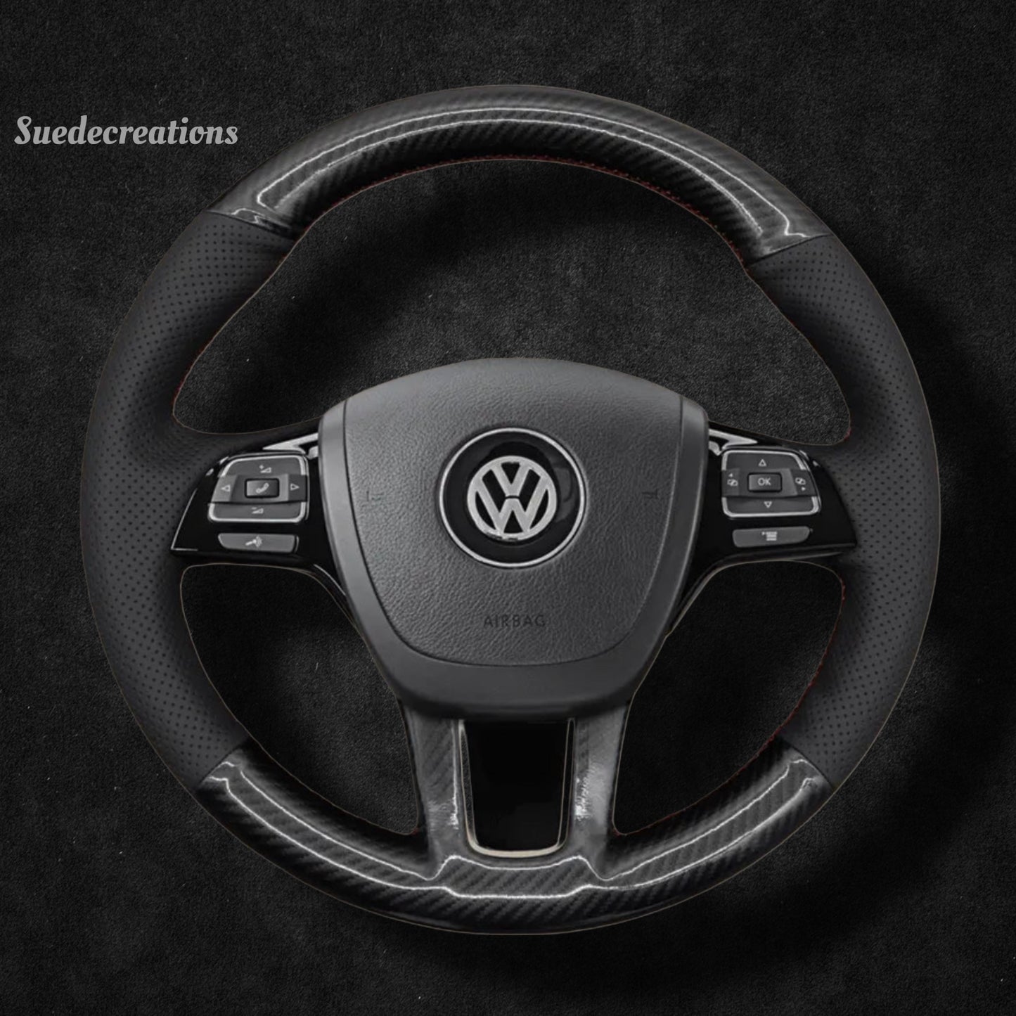 Steering Wheel Cover Kits for Volkswagen VW Touareg 2010-2018