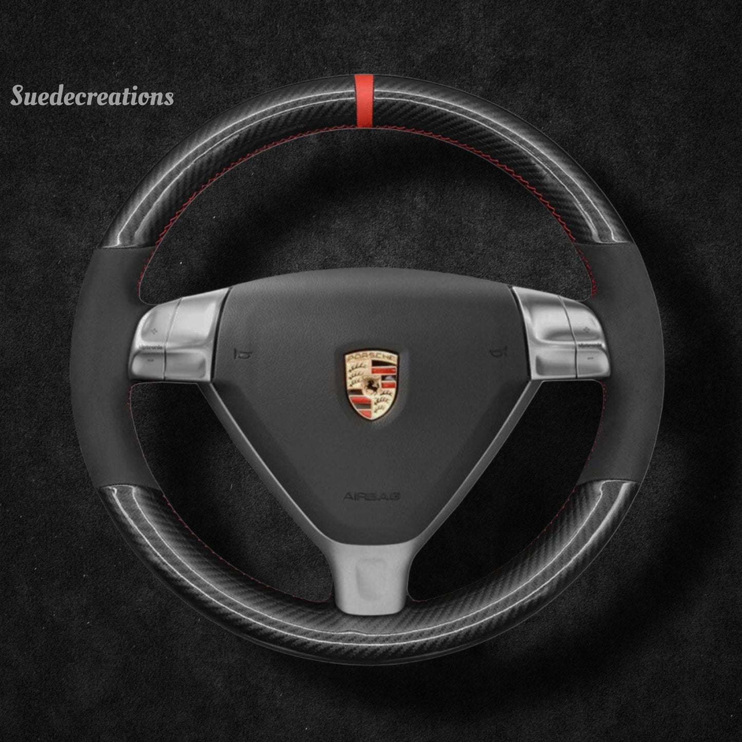 Steering Wheel Cover Kits for Porsche 911 Boxster Cayman 2004-2010