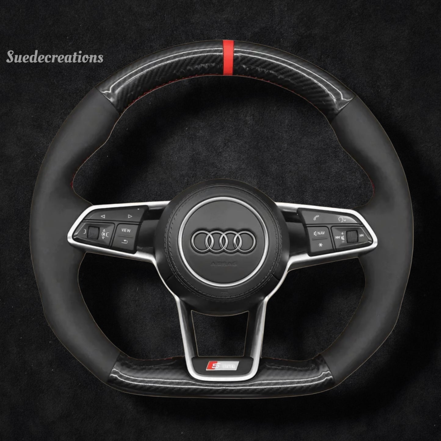 Steering Wheel Cover Kits for Audi R8 TT TTS TTRS 2016- 2023