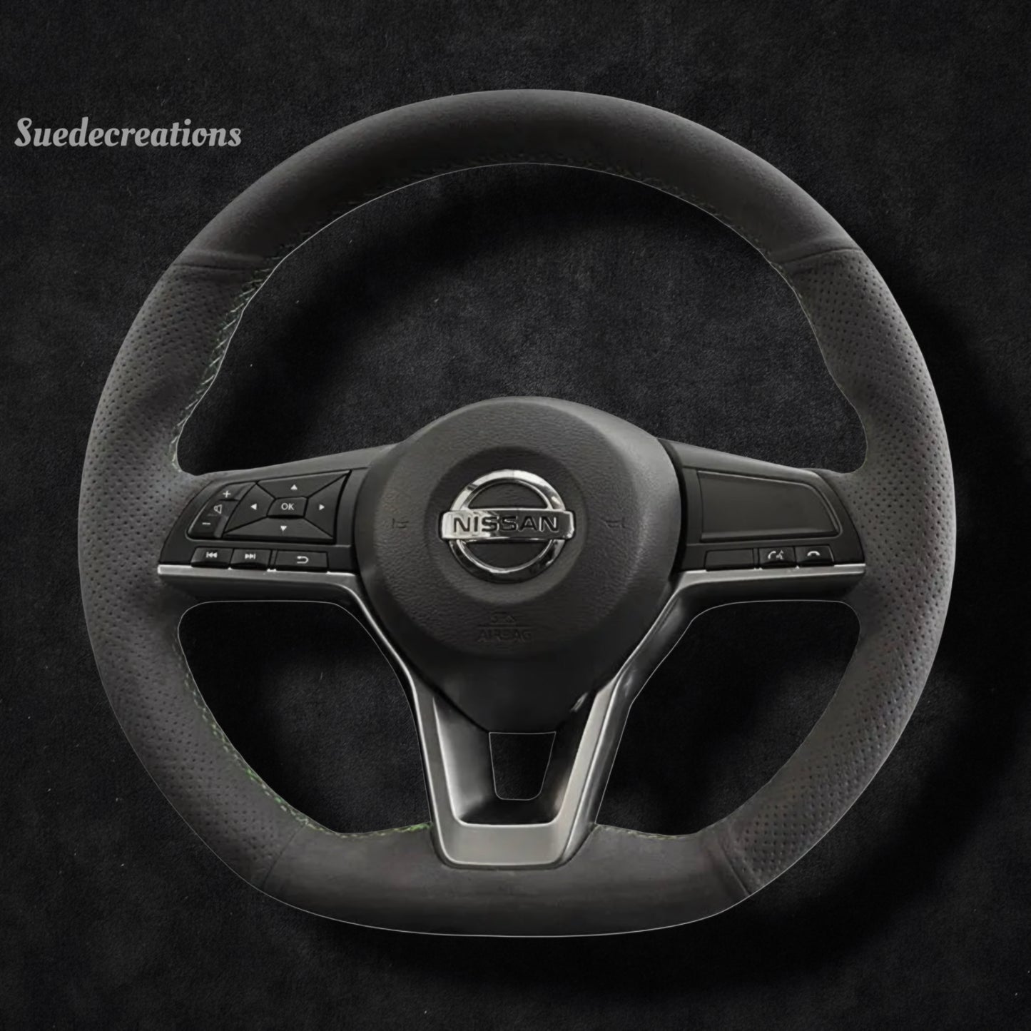 Steering Wheel Cover Kits for Nissan Altima VI Kicks Leaf II Rogue II Rogue Sport Sentra VIII Versa III Qashqai II X-Trail III Juke II Micra V Note 2016-2025