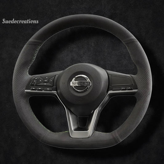 Steering Wheel Cover Kits for Nissan Altima VI Kicks Leaf II Rogue II Rogue Sport Sentra VIII Versa III Qashqai II X-Trail III Juke II Micra V Note 2016-2025