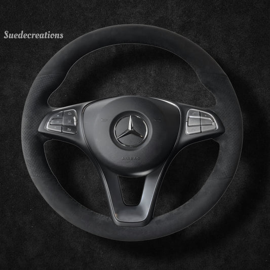 Steering Wheel Cover Kits for Mercedes Benz A180 CLA 250 W117 W156 W166 X166 C117 W205 W2013 C218 W213 X253 C253 W447 2014-2023