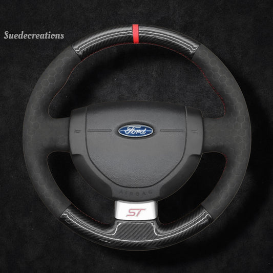 Steering Wheel Cover Kits for Ford Fiesta MK6 ST RS Fusion Transit Connect 2002-2013