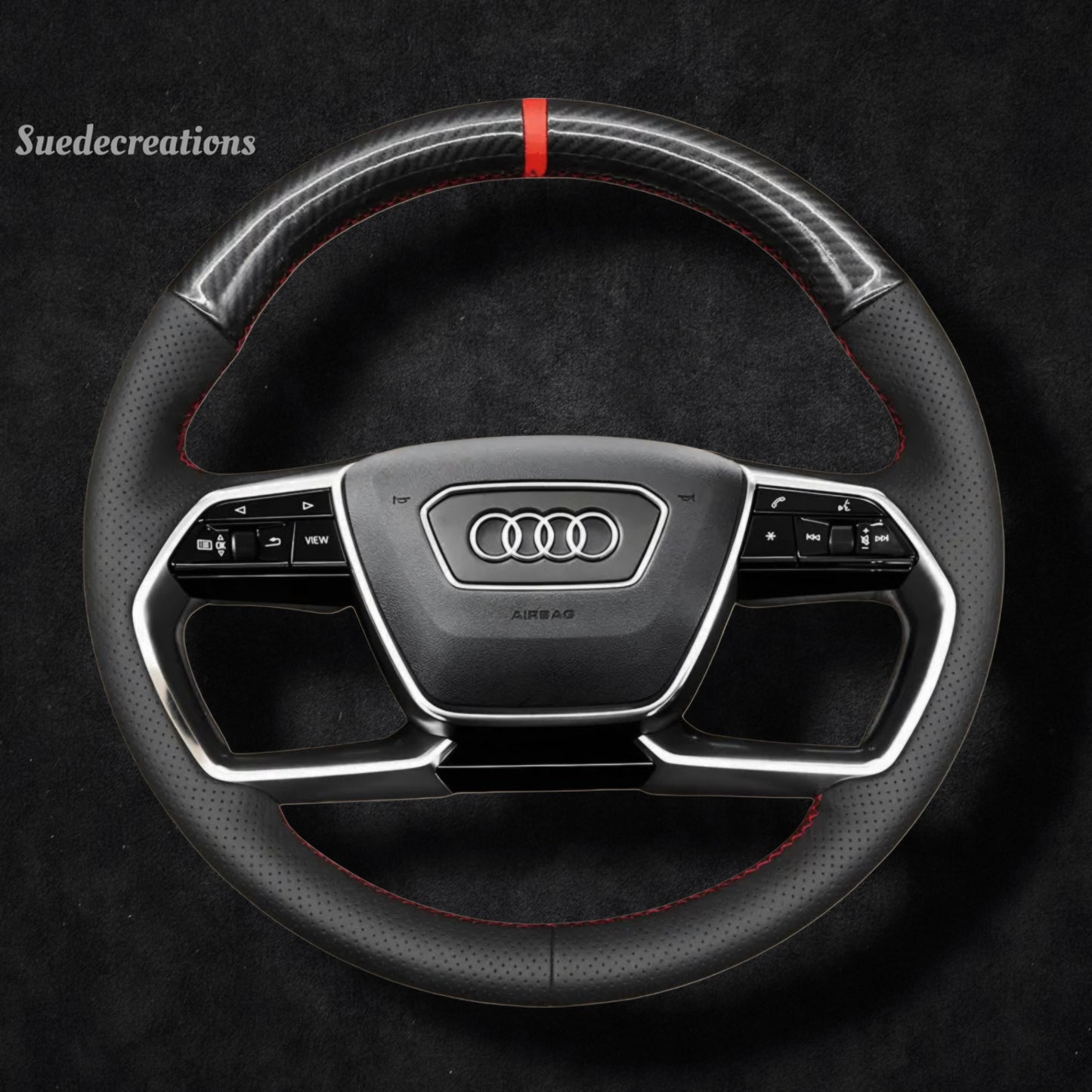 Steering Wheel Cover Kits for Audi A6 A7 A8 A8L S8 ETRON 2019-2023