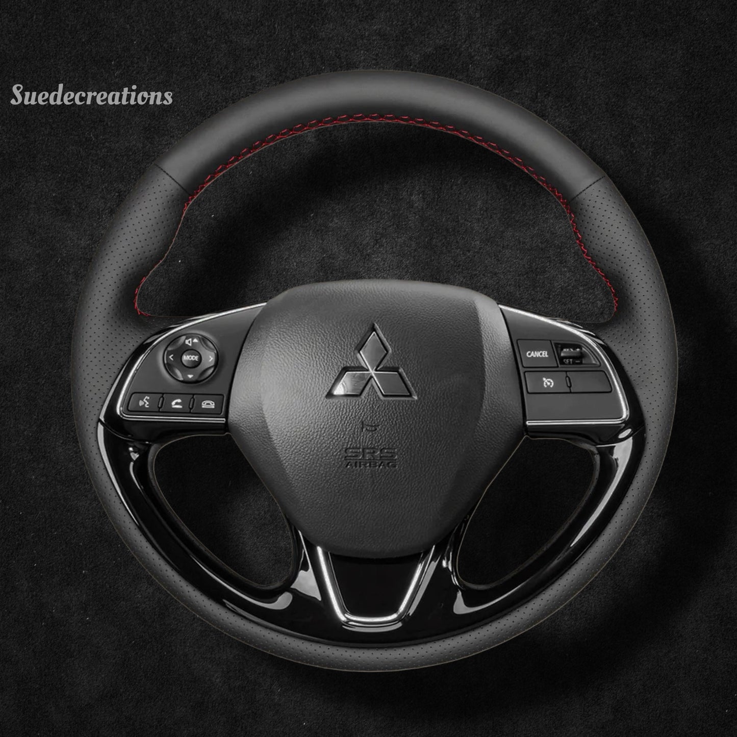 Steering Wheel Cover Kits for Mitsubishi Eclipse Cross Mirage G4 Outlander Sport RVR ASX 2015-2024