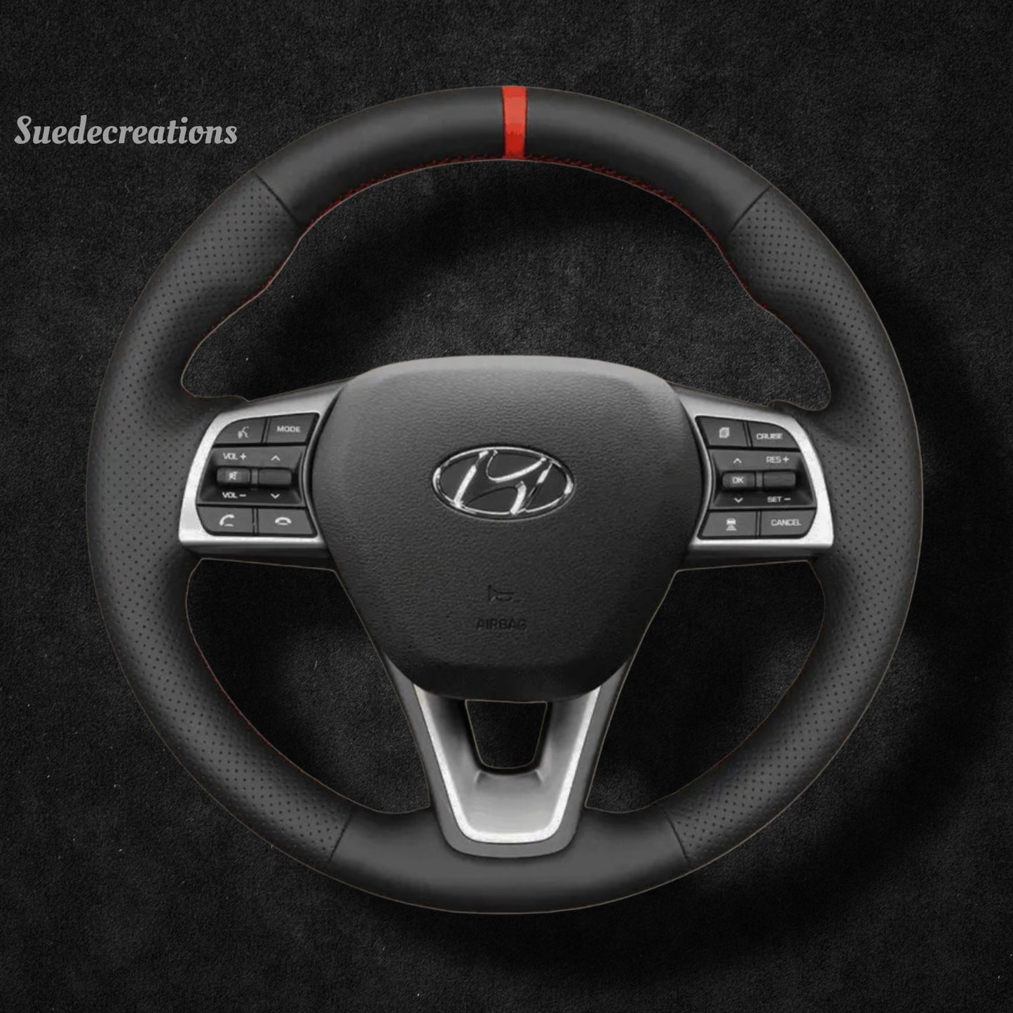 Steering Wheel Cover Kits for Hyundai Sonata VII 2015-2019