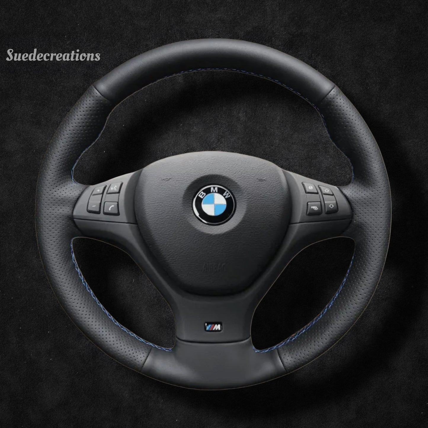 Steering Wheel Cover Kits for BMW X5 X6 E70 E71 M50d M Sport 2006-2014