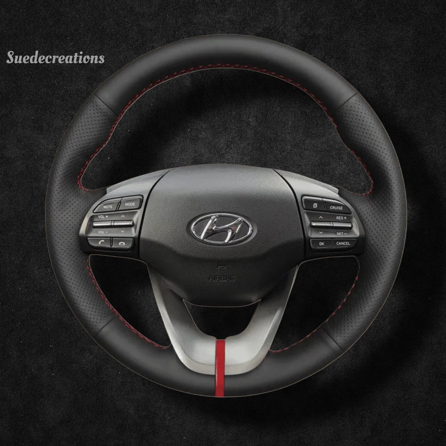 Steering Wheel Cover Kits for Hyundai Elantra GT VI Veloster i30 2017-2023
