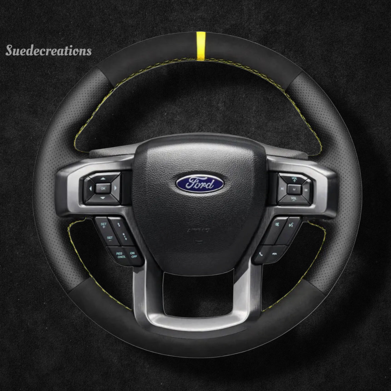 Steering Wheel Cover Kits for Ford F-150 F150 F-250 F250 F-350 F350 F-450 F450 Expedition 2015-2023