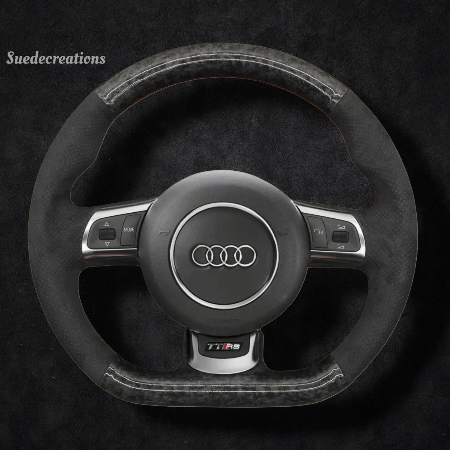 Steering Wheel Cover Kits for Audi TTRS R8 RS3 RS6 2009-2015