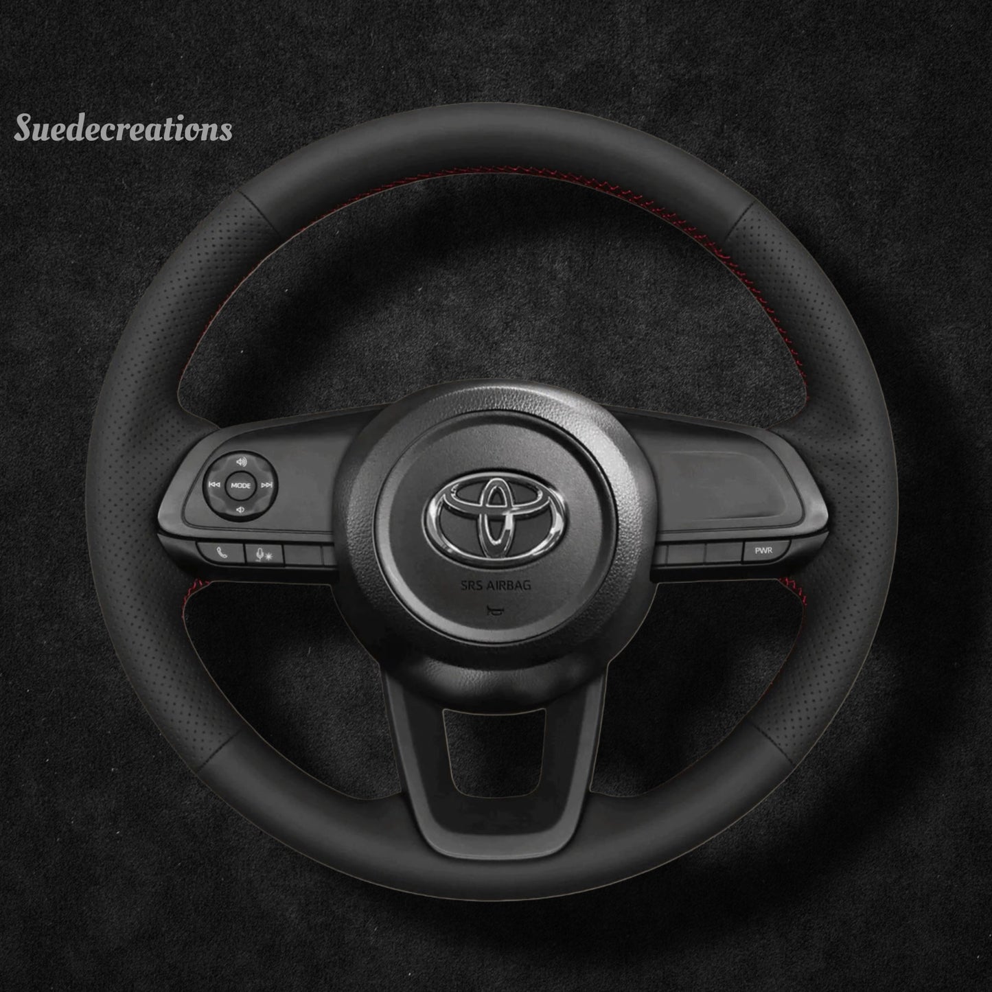 Steering Wheel Cover Kits for Toyota Agya Thor Roomy Rocky Raize 2019-2023