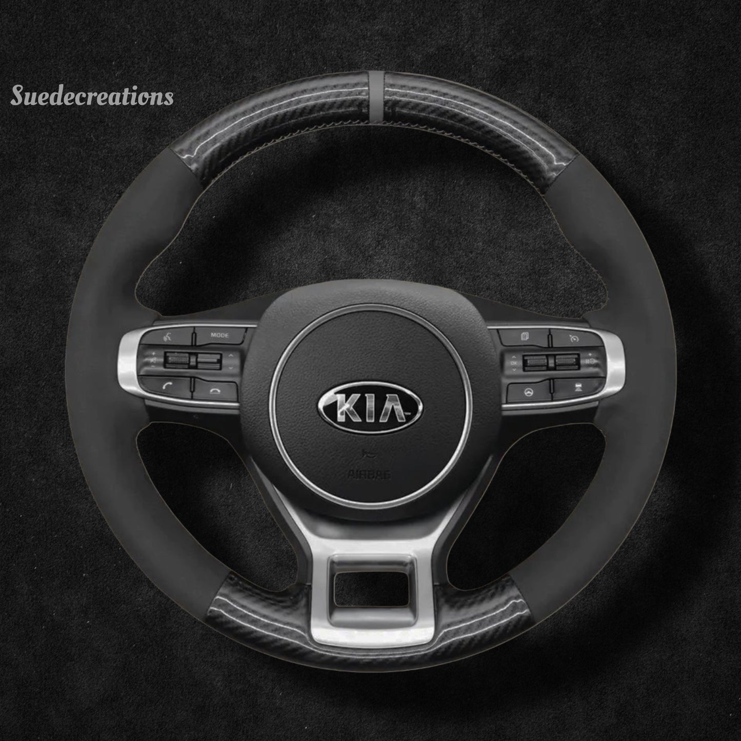 Steering Wheel Cover Kits for Kia Sportage K5 GT GT-Line 2021-2025