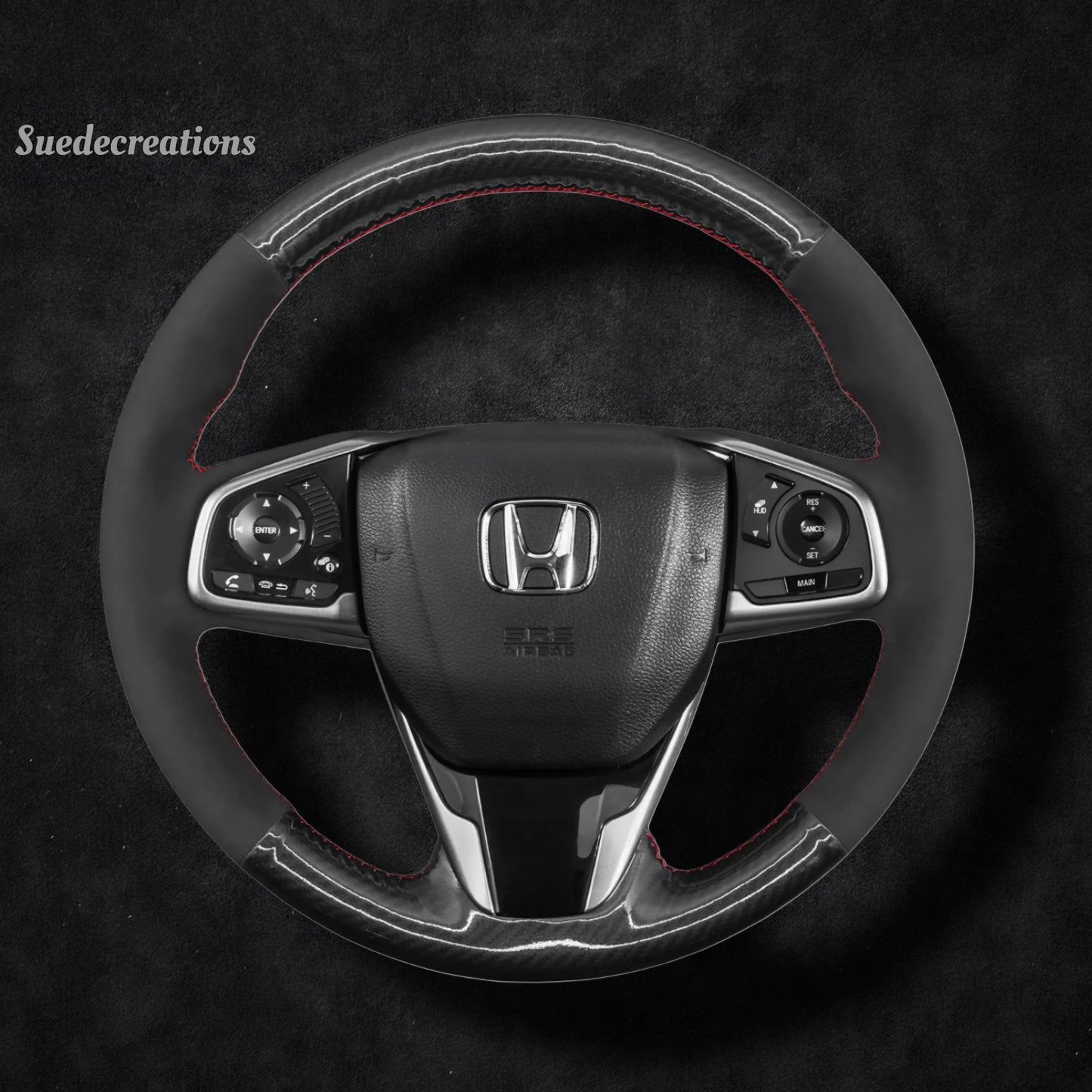 Steering Wheel Cover Kits for Honda Civic 10 CR-V CRV Clarity 2016-2021