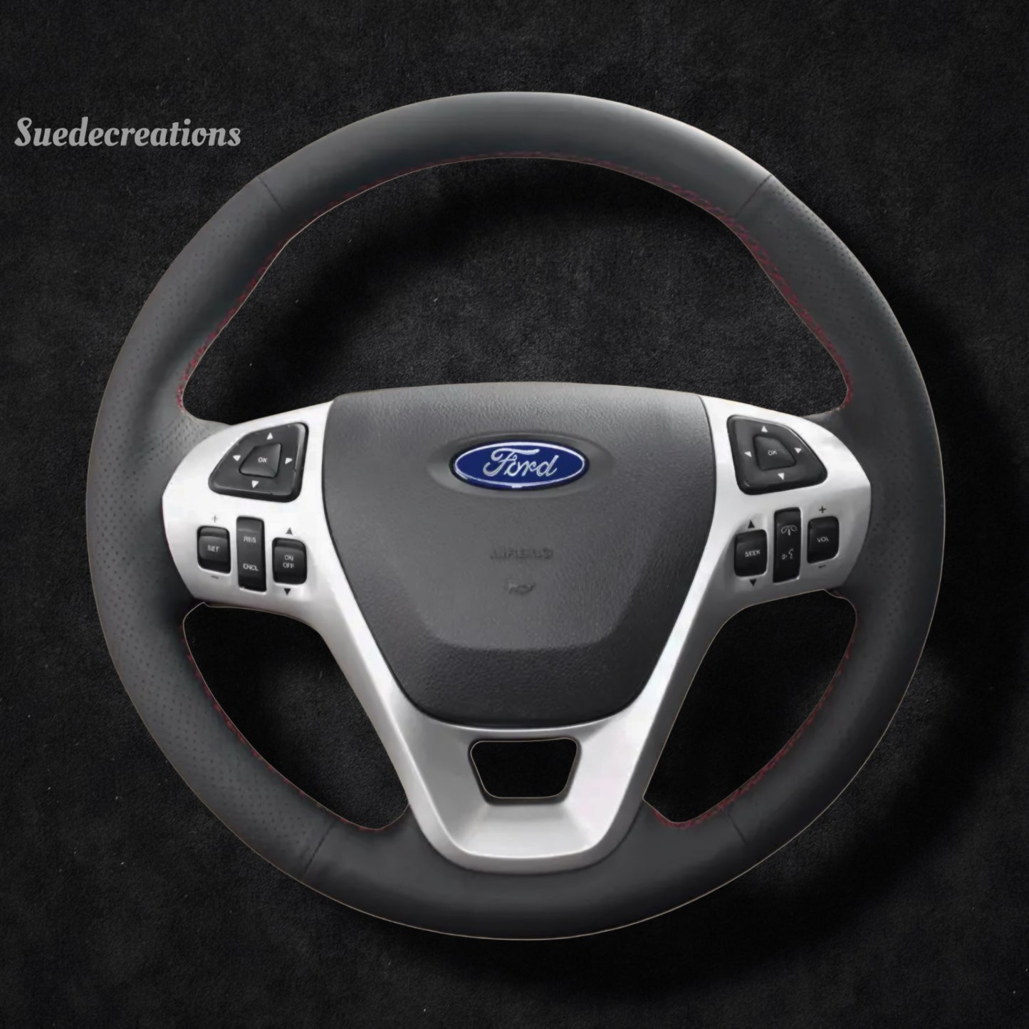 Steering Wheel Cover Kits for Ford Edge Explorer Flex Taurus 2011-2019