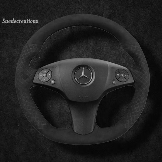 Steering Wheel Cover Kits for Mercedes Benz C63 W204 C219 W212 R230 C197 R197 AMG 2008-2015
