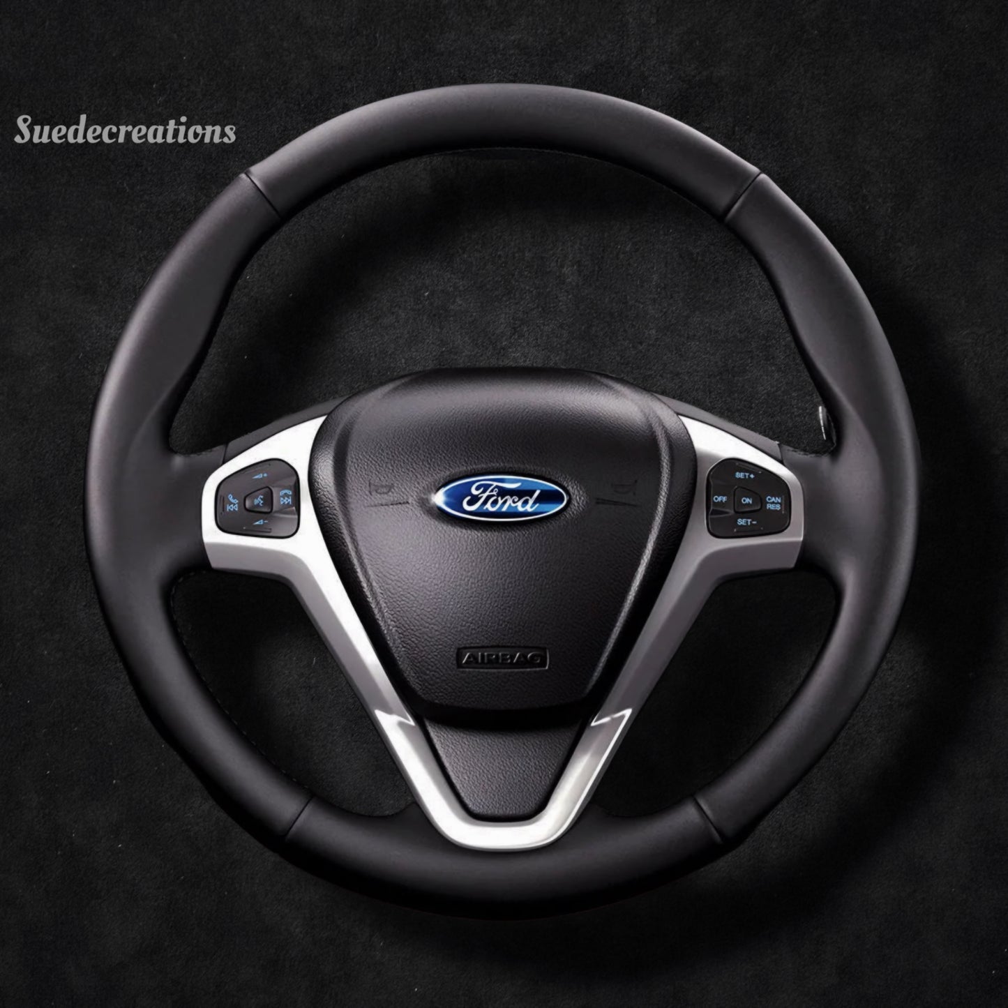 Steering Wheel Cover Kits for Ford Fiesta VI MK7 Ecosport B-MAX Ka Tourneo Transit Courier 2008-2024