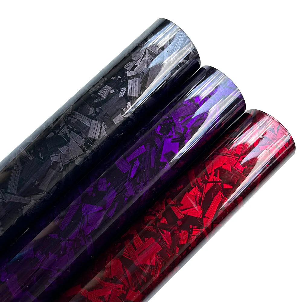 Gloss Forged Carbon Fiber Vinyl Wrap Roll